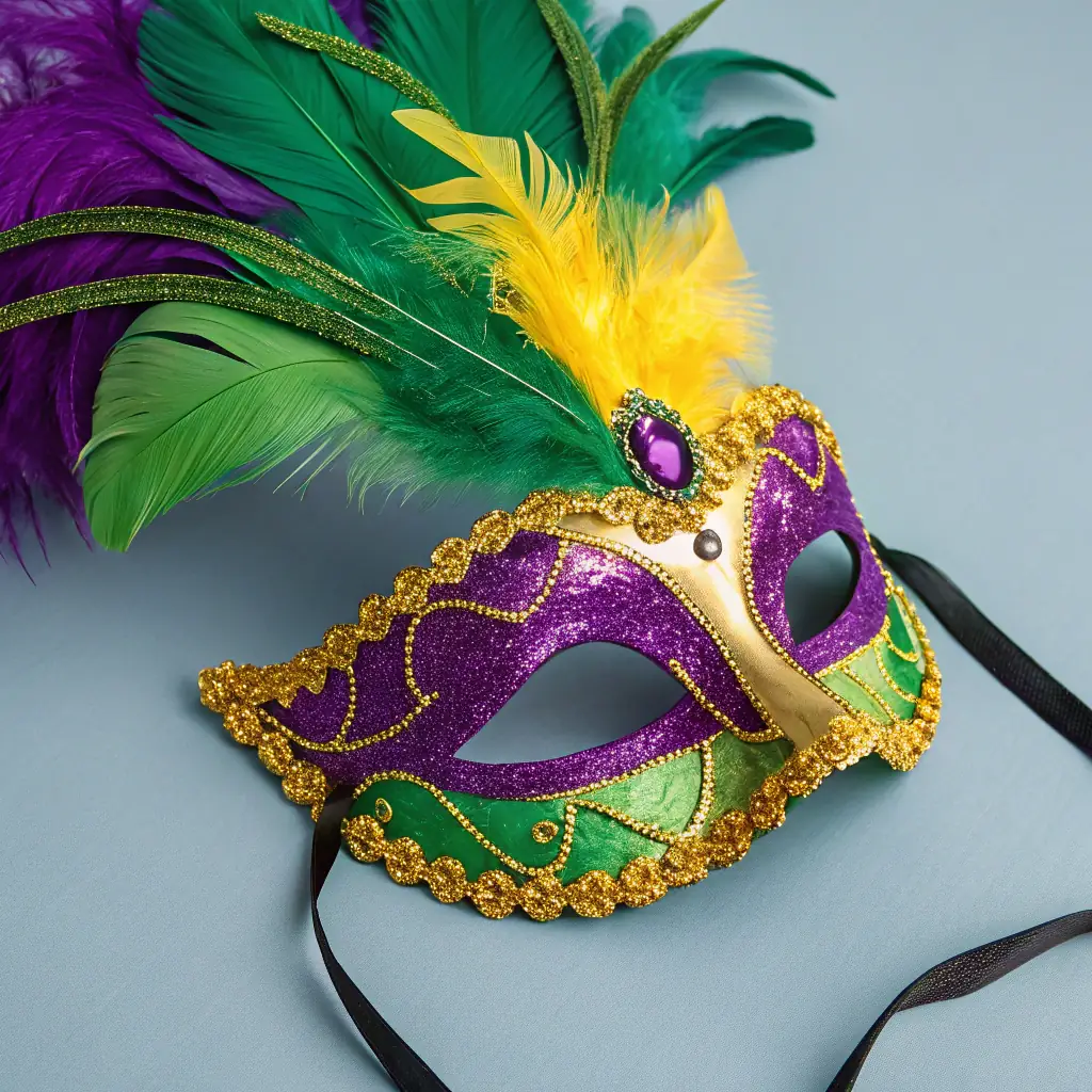 Feathered Masquerade Mask